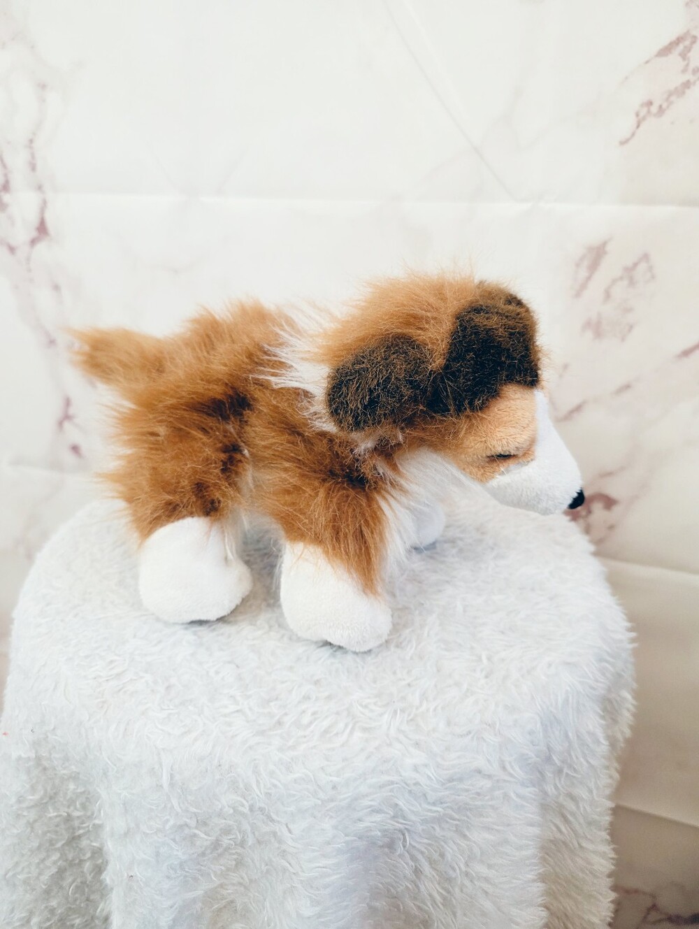 Ganz Webkinz Collie Dog Plush Rare Retired 9” Stuffed Animal Toy - Picture 8 of 8